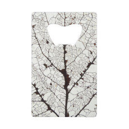 《植物》アスペンリーフスケルトン1 クレジットカード栓抜き