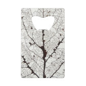 《植物》アスペンリーフスケルトン1 クレジットカード栓抜き (裏面)