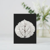 《植物》アスペンリーフスケルトン1 ポストカード (スタンド正面)