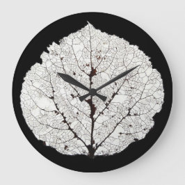 《植物》アスペンリーフスケルトン1 ラージ壁時計