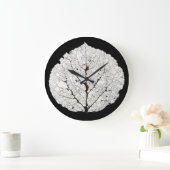 《植物》アスペンリーフスケルトン1 ラージ壁時計 (ホーム)