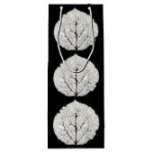 《植物》アスペンリーフスケルトン1 ワインギフトバッグ (裏面)