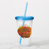 《植物》アスペンリーフトロピカルフィッシュ1 アクリルタンブラー (裏面)