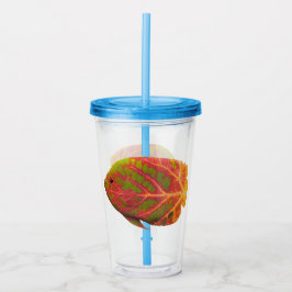 《植物》アスペンリーフトロピカルフィッシュ1 アクリルタンブラー