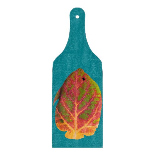 《植物》アスペンリーフトロピカルフィッシュ1 カッティングボード (正面)