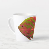 《植物》アスペンリーフトロピカルフィッシュ1 カフェラテマグ (左アングル)