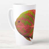 《植物》アスペンリーフトロピカルフィッシュ1 カフェラテマグ (左アングル)