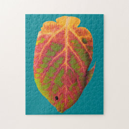 《植物》アスペンリーフトロピカルフィッシュ1 ジグソーパズル