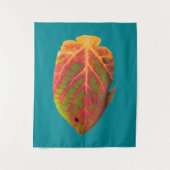 《植物》アスペンリーフトロピカルフィッシュ1 タペストリー (正面)