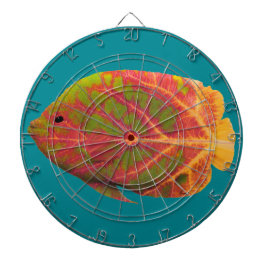 《植物》アスペンリーフトロピカルフィッシュ1 ダーツボード