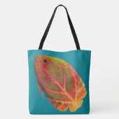 《植物》アスペンリーフトロピカルフィッシュ1 トートバッグ (裏面)