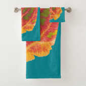 《植物》アスペンリーフトロピカルフィッシュ1 バスタオルセット (インサイチュ)