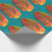 《植物》アスペンリーフトロピカルフィッシュ1 ラッピングペーパー (角)