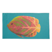 《植物》アスペンリーフトロピカルフィッシュ1 枕カバー (裏面-左)