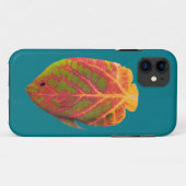 《植物》アスペンリーフトロピカルフィッシュ1 Case-Mate iPhoneケース (裏面(横))