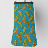 《植物》アスペンリーフニジマスシームレスパターン2018 ゴルフヘッドカバー (回転90)