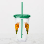 《植物》アスペンリーフバタフライ1 アクリルタンブラー (右)