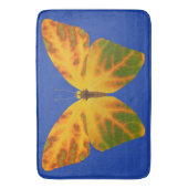 《植物》アスペンリーフバタフライ1 バスマット (正面縦)