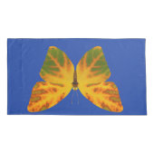 《植物》アスペンリーフバタフライ1 枕カバー (裏面-左)