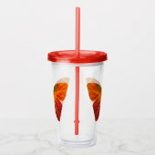 《植物》アスペンリーフバタフライ2 アクリルタンブラー (右)