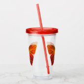 《植物》アスペンリーフバタフライ2 アクリルタンブラー (左)