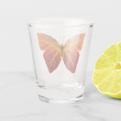《植物》アスペンリーフバタフライ2 ショットグラス (裏面)