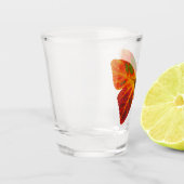 《植物》アスペンリーフバタフライ2 ショットグラス (左)