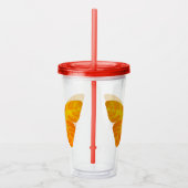 《植物》アスペンリーフバタフライ3 アクリルタンブラー (右)