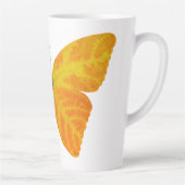 《植物》アスペンリーフバタフライ3 カフェラテマグ (右)