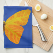 《植物》アスペンリーフバタフライ3 キッチンタオル (四つ折り)