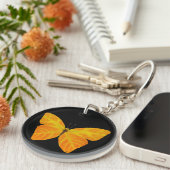 《植物》アスペンリーフバタフライ3 キーホルダー (正面右)