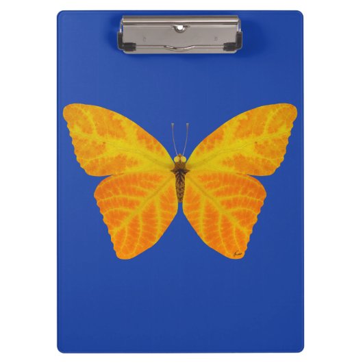 《植物》アスペンリーフバタフライ3 クリップボード (正面)