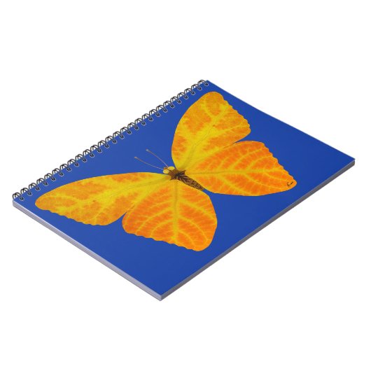 《植物》アスペンリーフバタフライ3 ノートブック (左側)