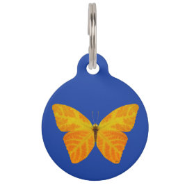 《植物》アスペンリーフバタフライ3 ペット　ネームタグ