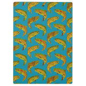 《植物》アスペンリーフレインボトルシームレスパターン2018 クリップボード (裏面)