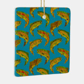 《植物》アスペンリーフレインボトルシームレスパターン2018 セラミックオーナメント (右)