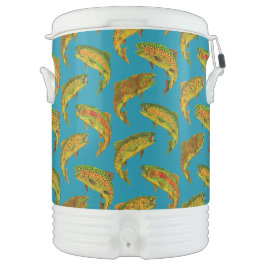 《植物》アスペンリーフレインボトルシームレスパターン2018 ドリンククーラー