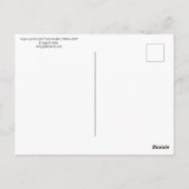 《植物》アスペンリーフレインボトルシームレスパターン2018 ポストカード (裏面)