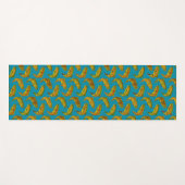 《植物》アスペンリーフレインボトルシームレスパターン2018 ヨガマット (正面(横))