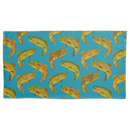 《植物》アスペンリーフレインボトルシームレスパターン2018 枕カバー