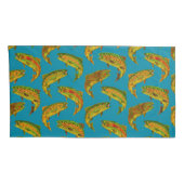 《植物》アスペンリーフレインボトルシームレスパターン2018 枕カバー (裏面-右)