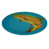 《植物》アスペンリーフレインボートラウト1 カッティングボード (角)