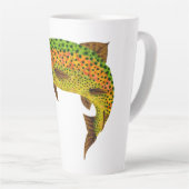 《植物》アスペンリーフレインボートラウト1 カフェラテマグ (右アングル)