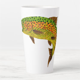 《植物》アスペンリーフレインボートラウト1 カフェラテマグ