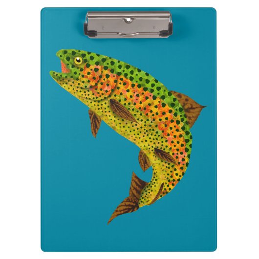 《植物》アスペンリーフレインボートラウト1 クリップボード (正面)