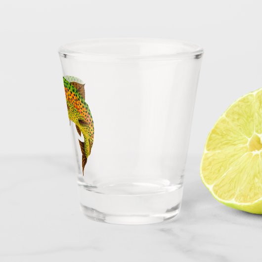 《植物》アスペンリーフレインボートラウト1 ショットグラス (右)