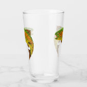 《植物》アスペンリーフレインボートラウト1 タンブラーグラス (右)