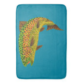 《植物》アスペンリーフレインボートラウト1 バスマット (正面縦)