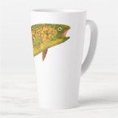 《植物》アスペンリーフレインボートラウト2 カフェラテマグ (右アングル)