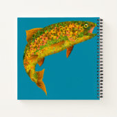 《植物》アスペンリーフレインボートラウト2 ノートブック (裏面)